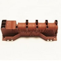 ترانس جرقه زن اجاق گاز 8 فیش قرمز  دو خروجی 